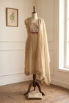Sr 1722 Salsa Silk Embroidery Work Kurti With Bottom Dupatta